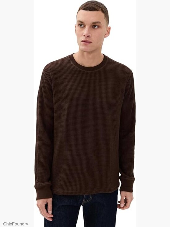 Other - Men's Wade Waffle Thermal Long Sleeve Tee - Heavyweight